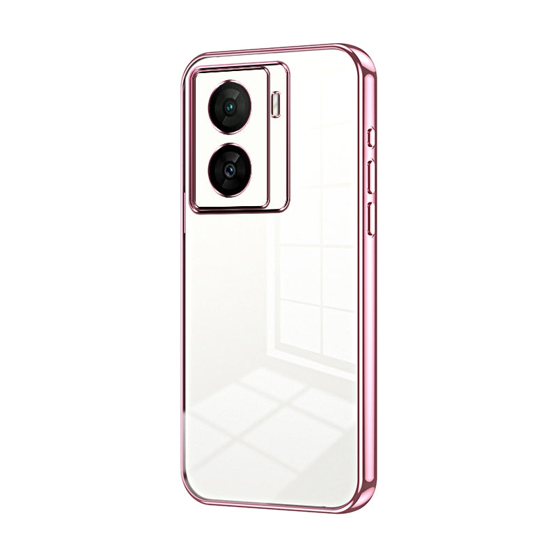 vivo iQOO Z7x Case - Transparent Plating & Precision Hole Design for Luxury and Protection-buycases.co.uk