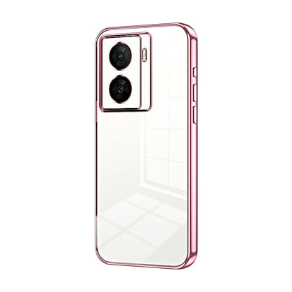 vivo iQOO Z7x Case - Transparent Plating & Precision Hole Design for Luxury and Protection-buycases.co.uk