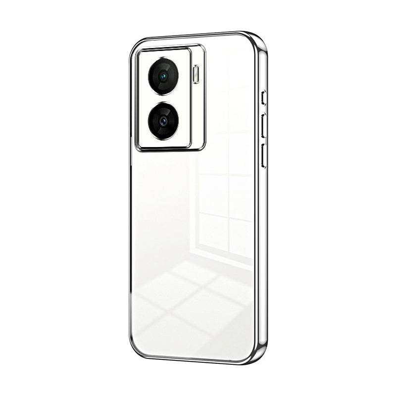 vivo iQOO Z7x Case - Transparent Plating & Precision Hole Design for Luxury and Protection-buycases.co.uk