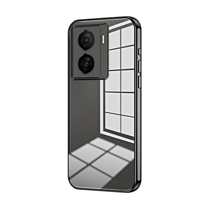 vivo iQOO Z7x Case - Transparent Plating & Precision Hole Design for Luxury and Protection-buycases.co.uk