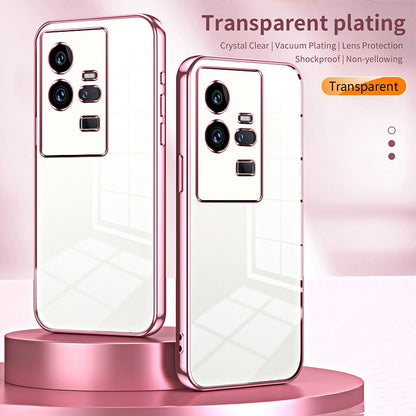 vivo iQOO 11 Pro Case - Transparent Plating & Precision Hole Design for Luxury and Protection-buycases.co.uk