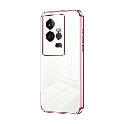 vivo iQOO 11 Case - Transparent Plating & Precision Hole Design for Luxury and Protection-buycases.co.uk