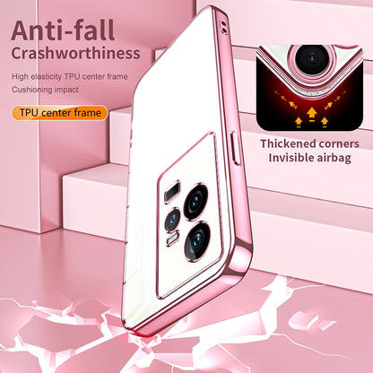 vivo iQOO 11 Case - Transparent Plating & Precision Hole Design for Luxury and Protection-buycases.co.uk