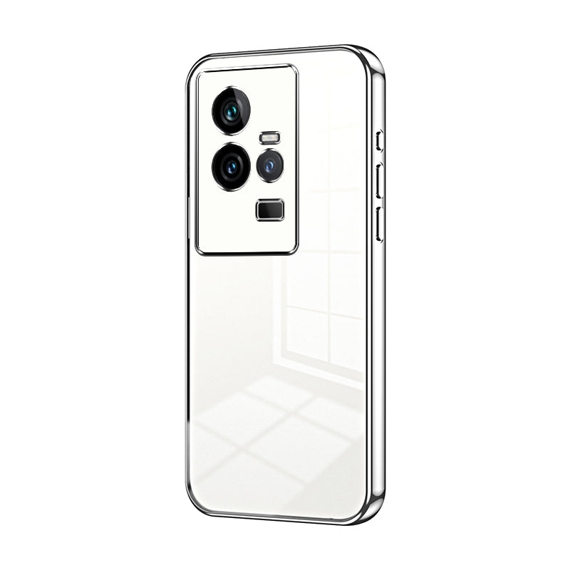 vivo iQOO 11 Case - Transparent Plating & Precision Hole Design for Luxury and Protection-buycases.co.uk