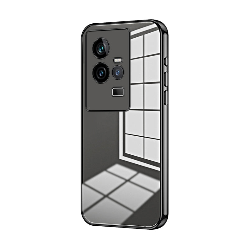 vivo iQOO 11 Case - Transparent Plating & Precision Hole Design for Luxury and Protection-buycases.co.uk