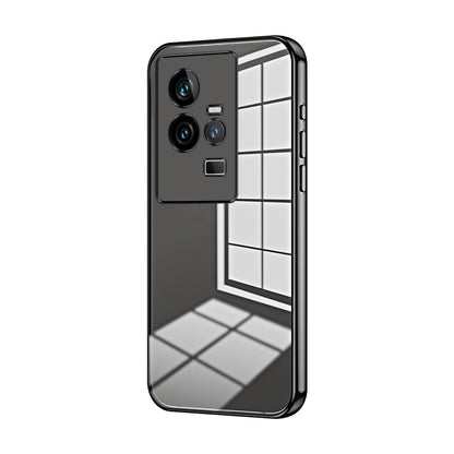 vivo iQOO 11 Case - Transparent Plating & Precision Hole Design for Luxury and Protection-buycases.co.uk