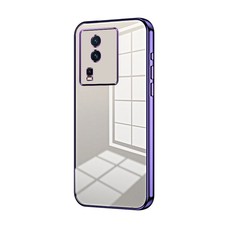 vivo iQOO Neo7 Case - Transparent Plating & Precision Hole Design for Luxury and Protection-buycases.co.uk