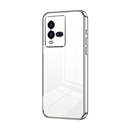 vivo iQOO 10 Case - Transparent Plating & Precision Hole Design for Luxury and Protection-buycases.co.uk