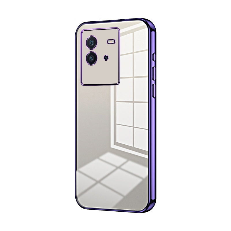 vivo iQOO Neo6 Case - Transparent Plating & Precision Hole Design for Luxury and Protection-buycases.co.uk