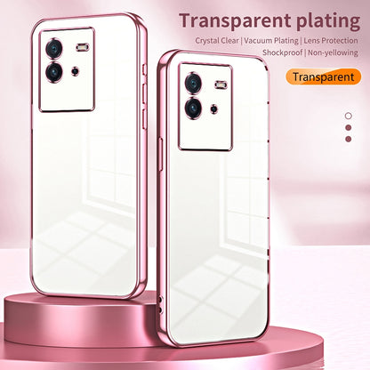 vivo iQOO Neo6 Case - Transparent Plating & Precision Hole Design for Luxury and Protection-buycases.co.uk