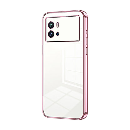 vivo iQOO 9 Case - Transparent Plating & Precision Hole Design for Luxury and Protection-buycases.co.uk
