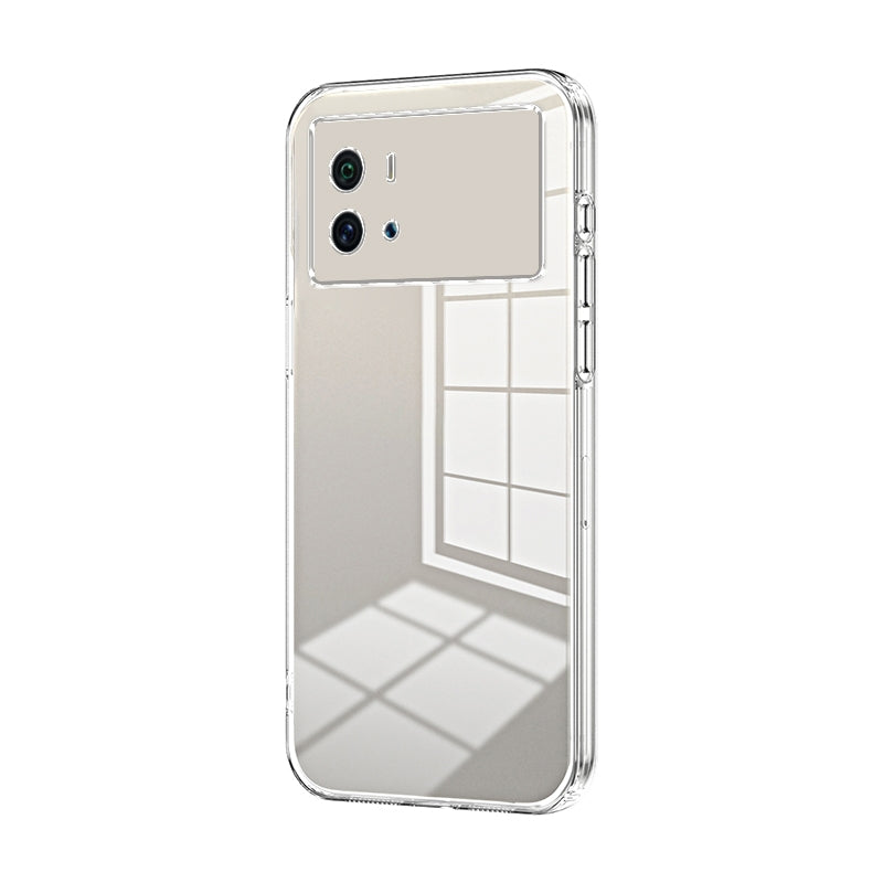 vivo iQOO 9 Case - Transparent Plating & Precision Hole Design for Luxury and Protection-buycases.co.uk