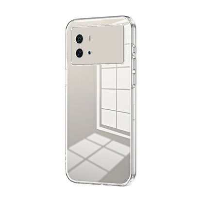vivo iQOO 9 Case - Transparent Plating & Precision Hole Design for Luxury and Protection-buycases.co.uk