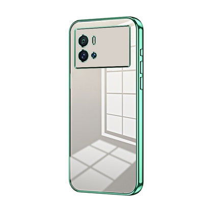 vivo iQOO 9 Case - Transparent Plating & Precision Hole Design for Luxury and Protection-buycases.co.uk