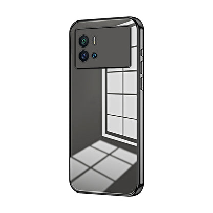 vivo iQOO 9 Case - Transparent Plating & Precision Hole Design for Luxury and Protection-buycases.co.uk