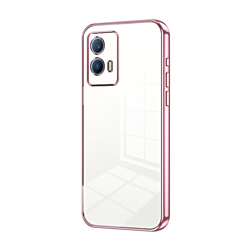 vivo iQOO U5 Case - Transparent Plating & Precision Hole Design for Luxury and Protection-buycases.co.uk