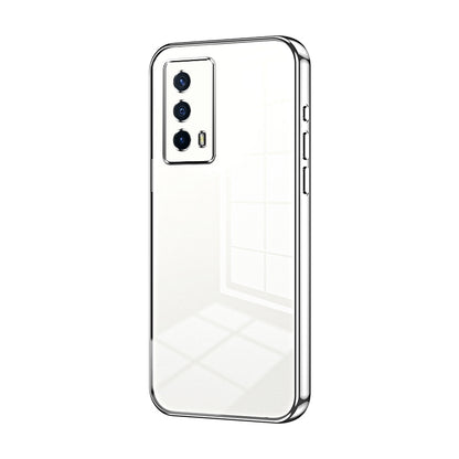 vivo iQOO Z5 Case - Transparent Plating & Precision Hole Design for Luxury and Protection-buycases.co.uk