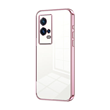 vivo iQOO 8 Pro Case - Transparent Plating & Precision Hole Design for Luxury and Protection-buycases.co.uk