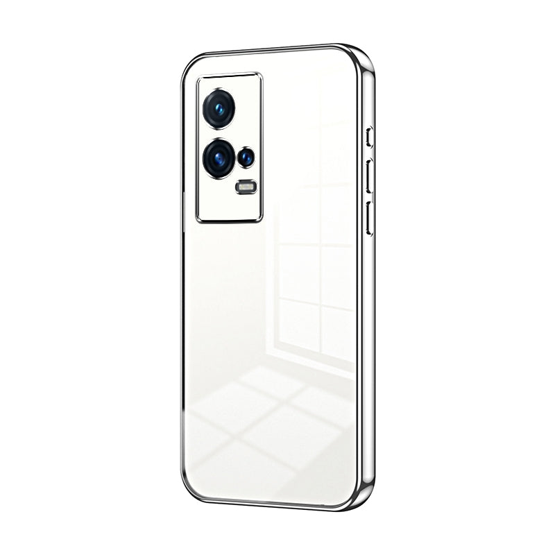 vivo iQOO 8 Pro Case - Transparent Plating & Precision Hole Design for Luxury and Protection-buycases.co.uk