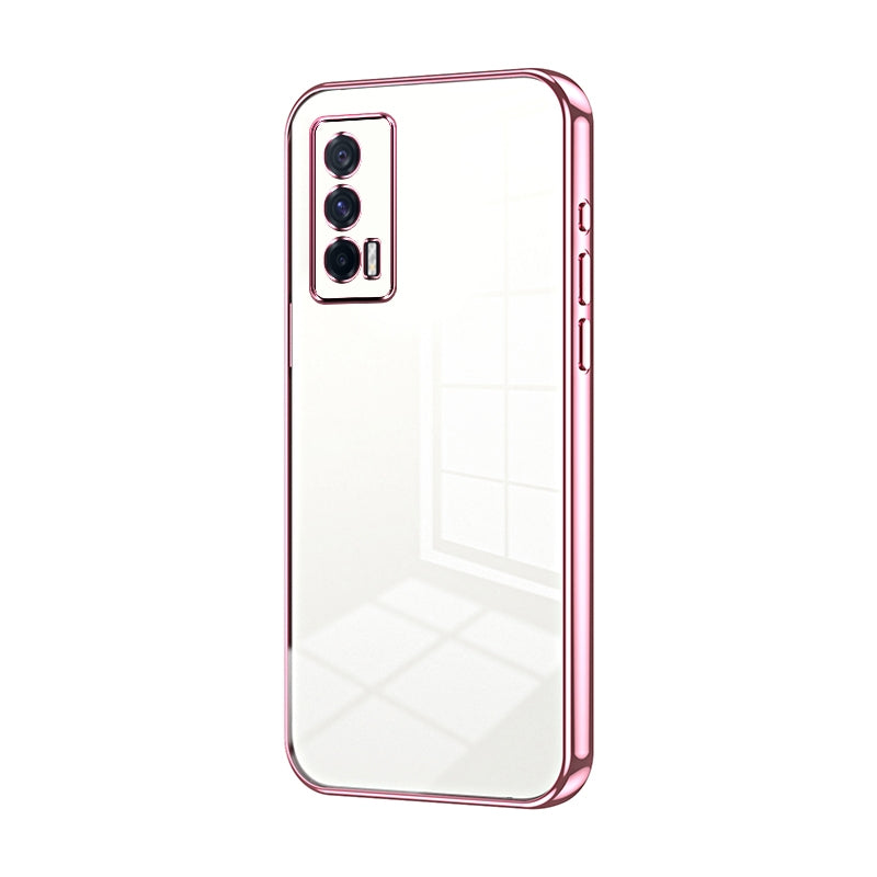 vivo iQOO Neo5 Case - Transparent Plating & Precision Hole Design for Luxury and Protection-buycases.co.uk