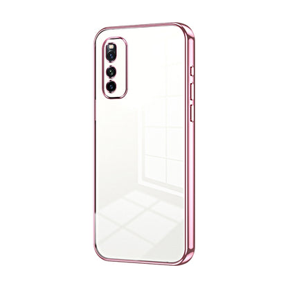 vivo iQOO Z1 Case - Transparent Plating & Precision Hole Design for Luxury and Protection-buycases.co.uk