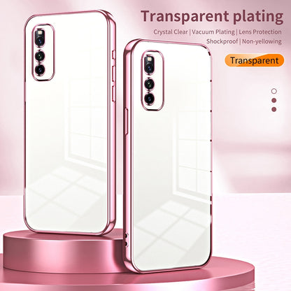 vivo iQOO Neo3 5G Case - Transparent Plating & Precision Hole Design for Luxury and Protection-buycases.co.uk