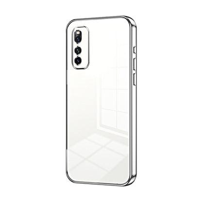 vivo iQOO Z1 Case - Transparent Plating & Precision Hole Design for Luxury and Protection-buycases.co.uk