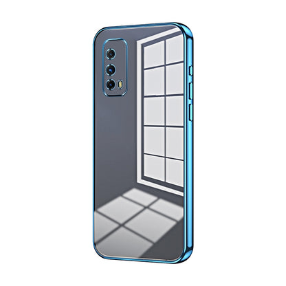 vivo iQOO Z1X Case - Transparent Plating & Precision Hole Design for Luxury and Protection-buycases.co.uk