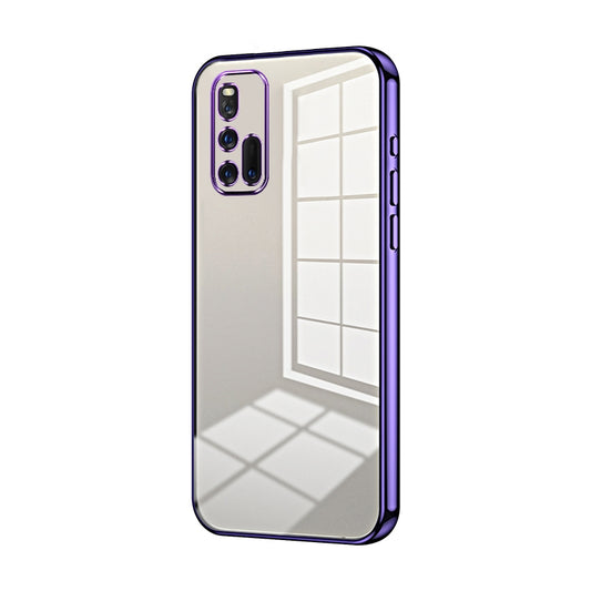 vivo iQOO 3 5G Case - Transparent Plating & Precision Hole Design for Luxury and Protection-buycases.co.uk
