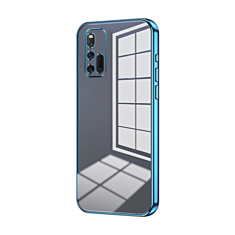 vivo iQOO 3 5G Case - Transparent Plating & Precision Hole Design for Luxury and Protection-buycases.co.uk