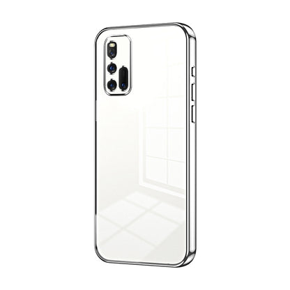 vivo iQOO 3 5G Case - Transparent Plating & Precision Hole Design for Luxury and Protection-buycases.co.uk