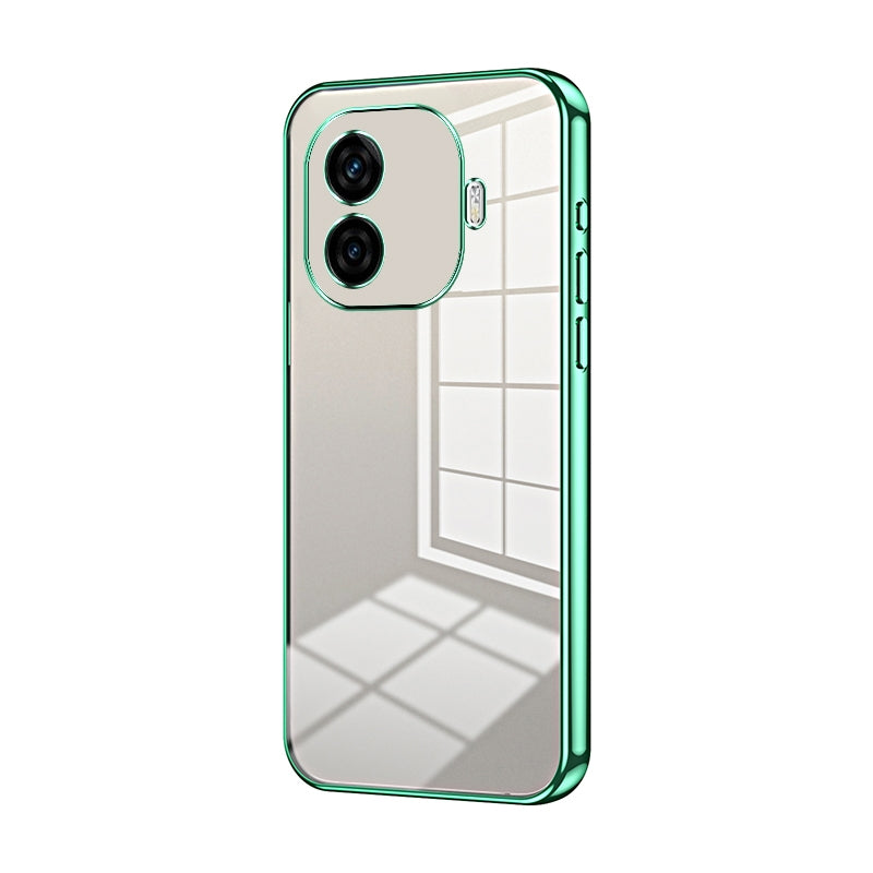 vivo iQOO Z9 Turbo Case - Transparent Plating & Precision Hole Design for Luxury and Protection-buycases.co.uk