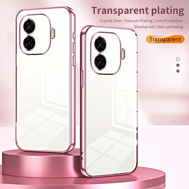vivo iQOO Z9 Turbo Case - Transparent Plating & Precision Hole Design for Luxury and Protection-buycases.co.uk
