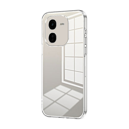 vivo iQOO Z9x Case - Transparent Plating & Precision Hole Design for Luxury and Protection-buycases.co.uk