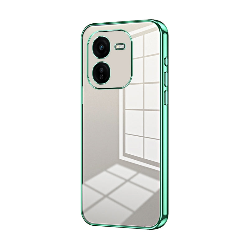 vivo iQOO Z9x Case - Transparent Plating & Precision Hole Design for Luxury and Protection-buycases.co.uk