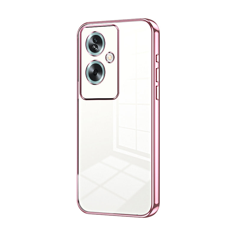 OPPO A79 5G Case - Transparent Plating & Precision Hole Design for Luxury and Protection-buycases.co.uk