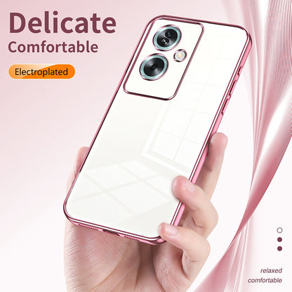 OPPO A79 5G Case - Transparent Plating & Precision Hole Design for Luxury and Protection-buycases.co.uk