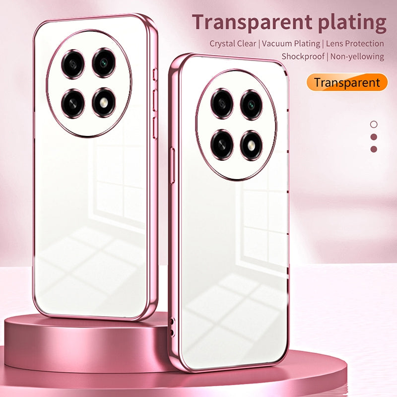 OPPO A2 Pro Case - Transparent Plating & Precision Hole Design for Luxury and Protection-buycases.co.uk