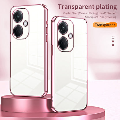 OPPO K11 Case - Transparent Plating & Precision Hole Design for Luxury and Protection-buycases.co.uk