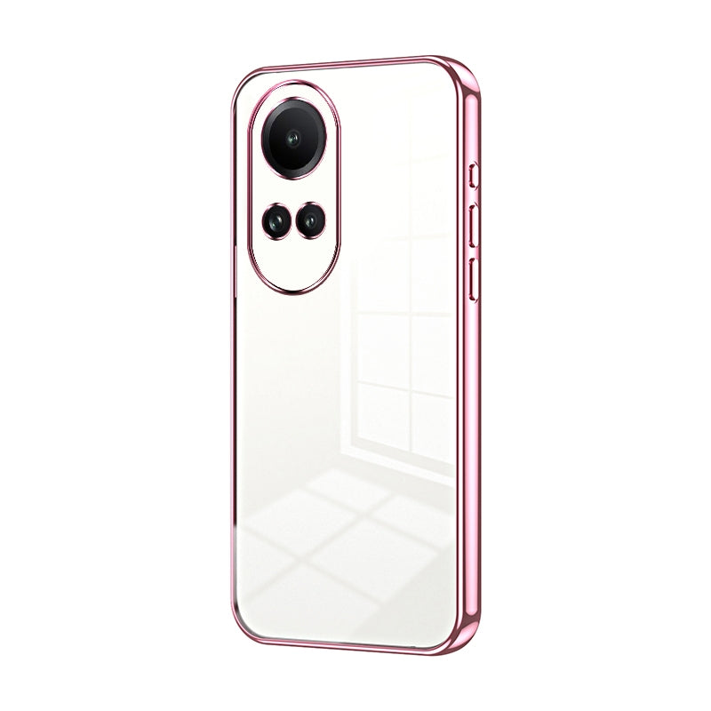 OPPO Reno10 Pro 5G Global Case - Transparent Plating & Precision Hole Design for Luxury and Protection-buycases.co.uk