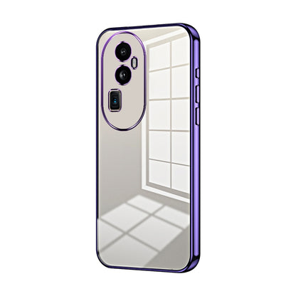 OPPO Reno10 Pro+ Case - Transparent Plating & Precision Hole Design for Luxury and Protection-buycases.co.uk