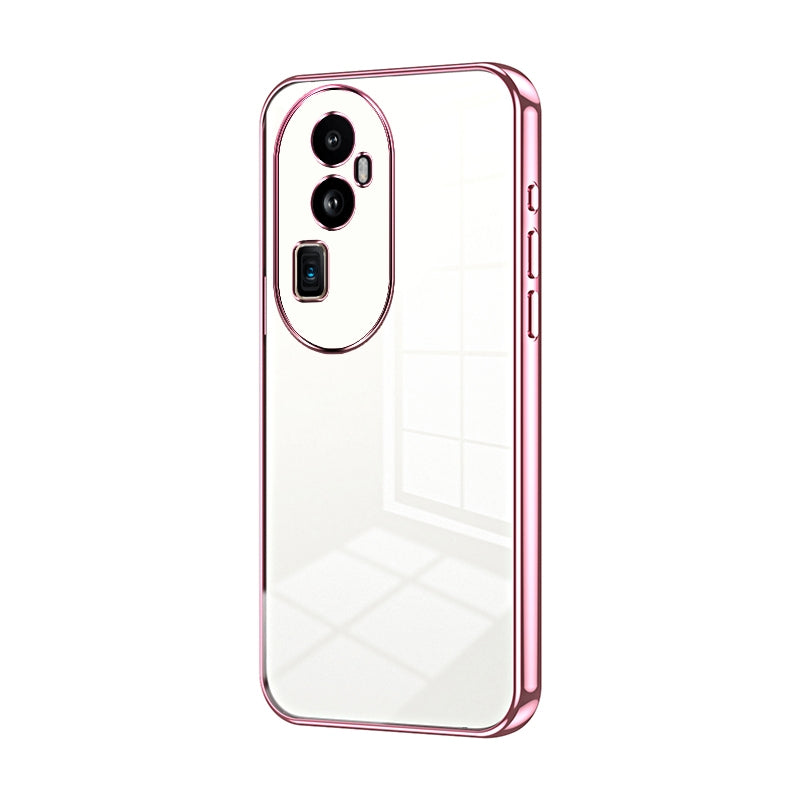 OPPO Reno10 Pro+ Case - Transparent Plating & Precision Hole Design for Luxury and Protection-buycases.co.uk