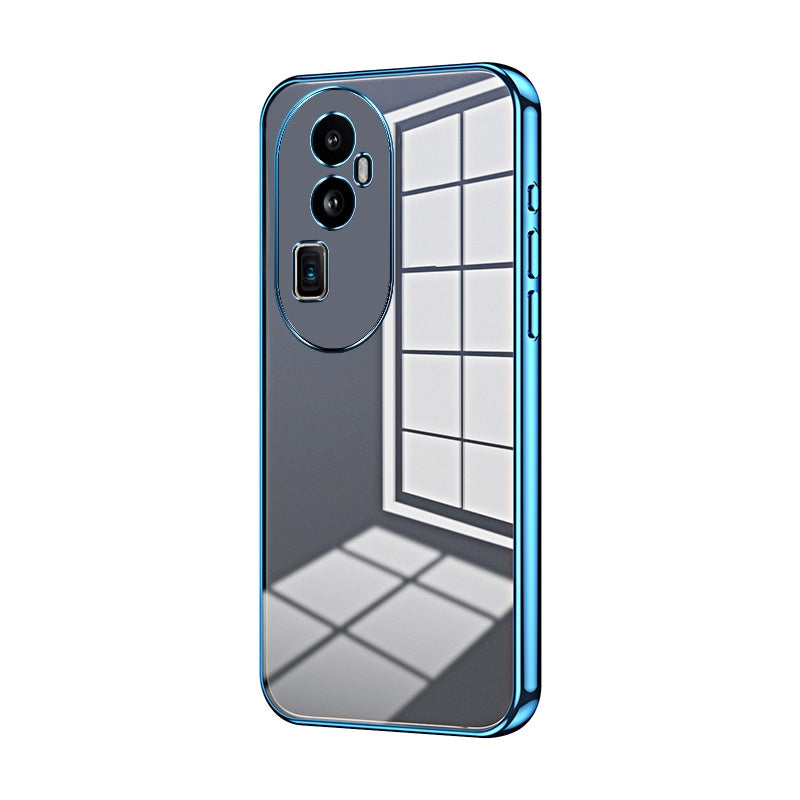 OPPO Reno10 Pro+ Case - Transparent Plating & Precision Hole Design for Luxury and Protection-buycases.co.uk