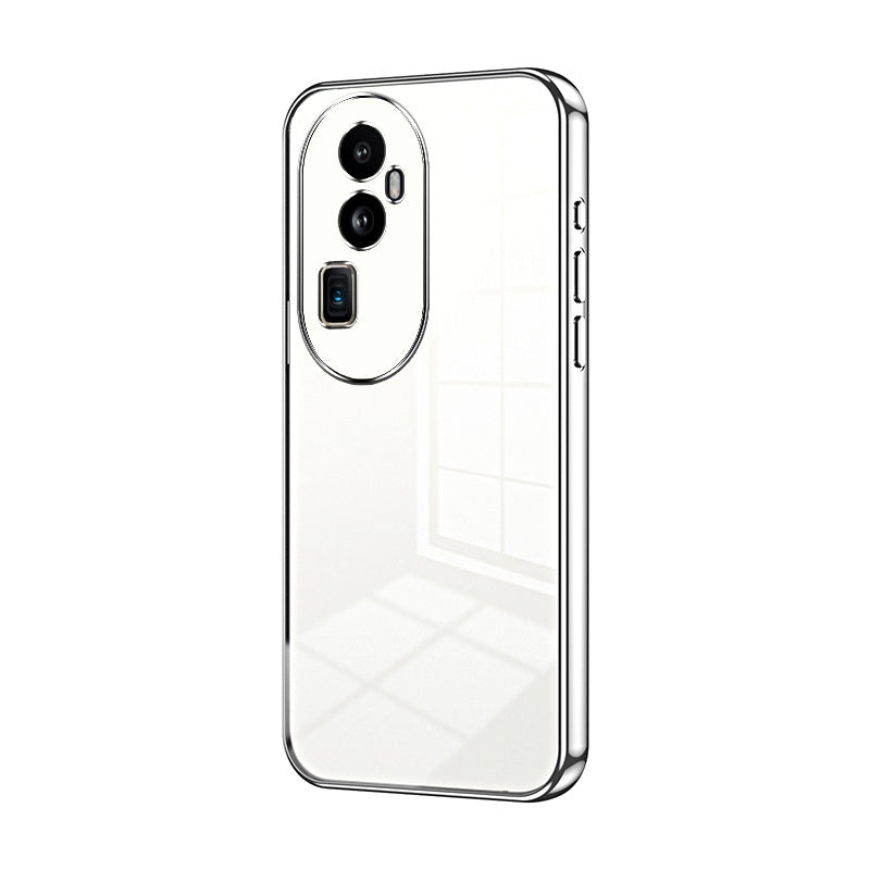 OPPO Reno10 Pro+ Case - Transparent Plating & Precision Hole Design for Luxury and Protection-buycases.co.uk