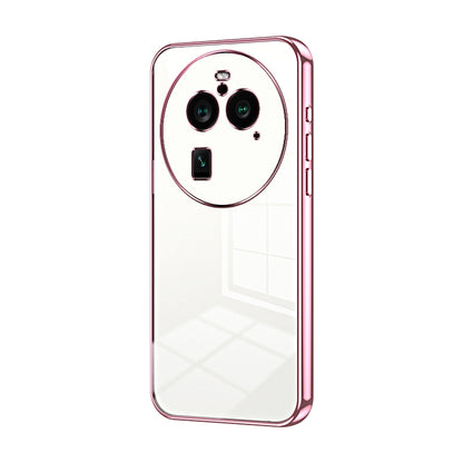 OPPO Find X6 Pro Case - Transparent Plating & Precision Hole Design for Luxury and Protection-buycases.co.uk