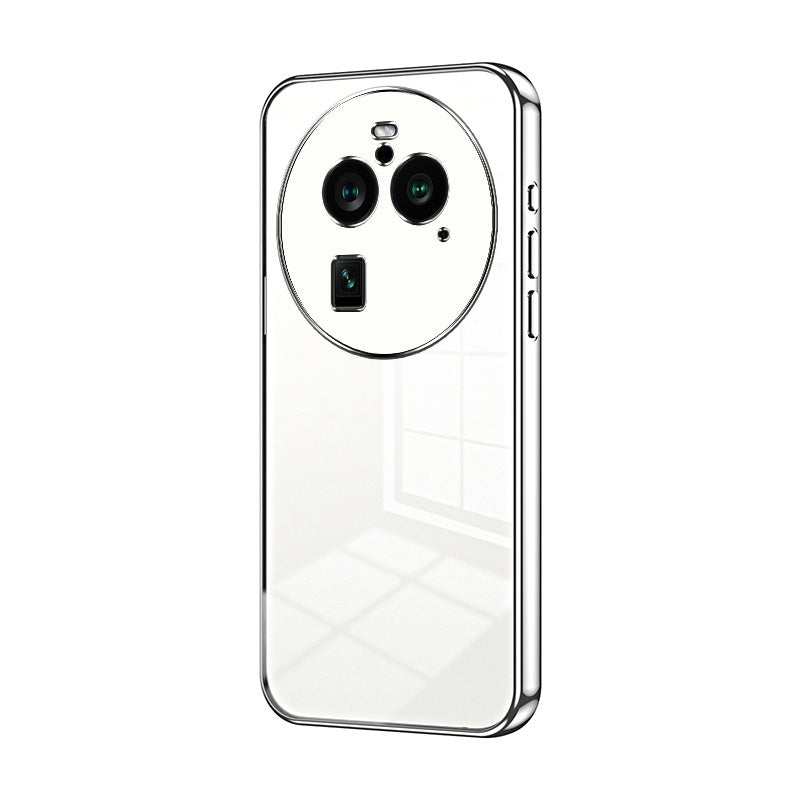 OPPO Find X6 Pro Case - Transparent Plating & Precision Hole Design for Luxury and Protection-buycases.co.uk