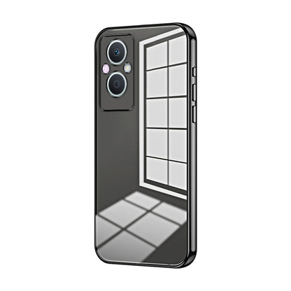 OPPO F21 Pro 5G Case - Transparent Plating & Precision Hole Design for Luxury and Protection-buycases.co.uk