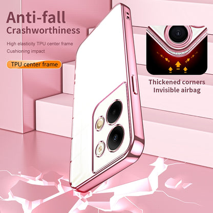 OPPO Reno9 Pro Case - Transparent Plating & Precision Hole Design for Luxury and Protection-buycases.co.uk