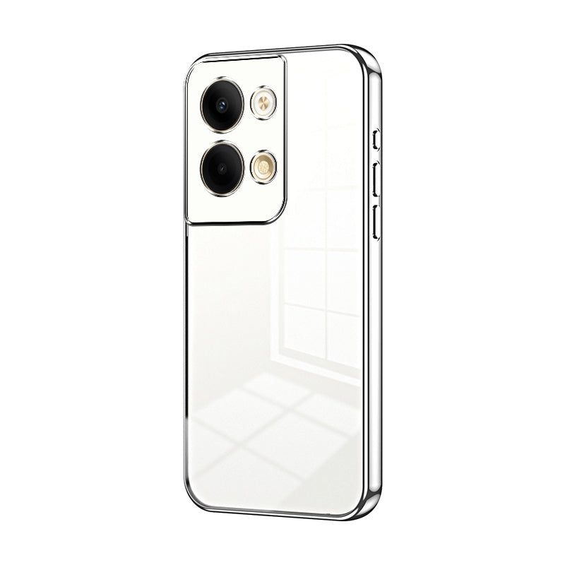 OPPO Reno9 Pro Case - Transparent Plating & Precision Hole Design for Luxury and Protection-buycases.co.uk