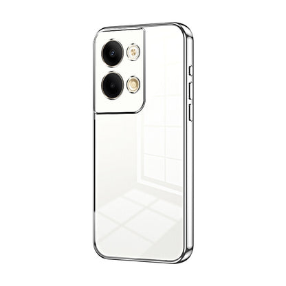 OPPO Reno9 Pro Case - Transparent Plating & Precision Hole Design for Luxury and Protection-buycases.co.uk